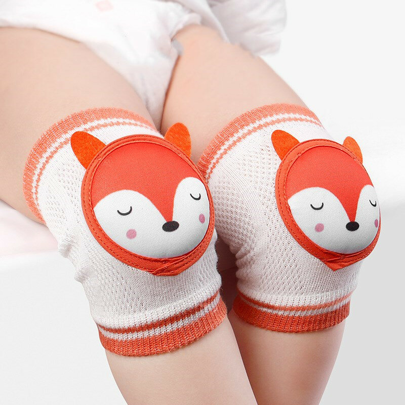 Korea Baby Knie Pads Mode Druck Kinder Kneepad für Krabbeln Kleinkind Baby Sicherheit Zubehör Knie Protector Socken 0-2Years