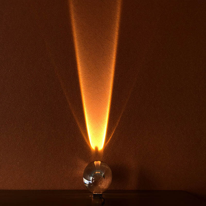 Lampada da tavolo Led Crystal Eye Of The Sky lampade da comodino di design italiano per soggiorno camera da letto Decor Light Night Projector Gift