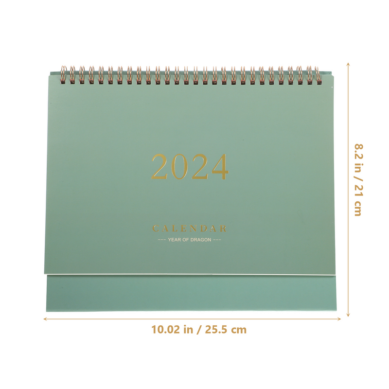 White Board Calendar 2023-2024 Standing Flip Monthly Desktop Calendar From July 2023 December 2024 Academic Year Standing White