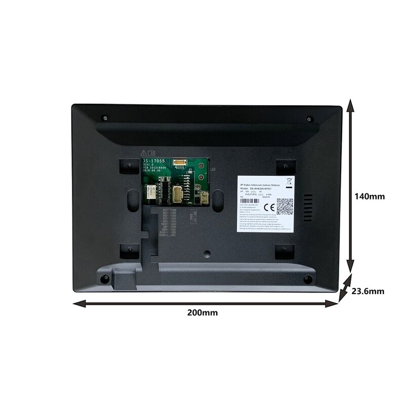 Monitor de DS-KH6320-WTE1 en varios idiomas para interiores, POE 802.3af, aplicación hik-connect, WiFi, intercomunicador de vídeo, versión internacional superior