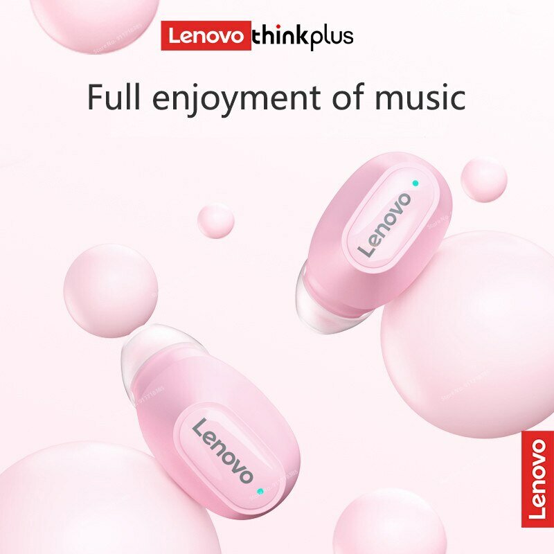 Lenovo XT62 słuchawki Bluetooth 5.3 bezprzewodowy sportowy zestaw słuchawkowy HiFi z redukcją szumów z mikrofonem sterowanie dotykowe oryginalne słuchawki douszne TWS