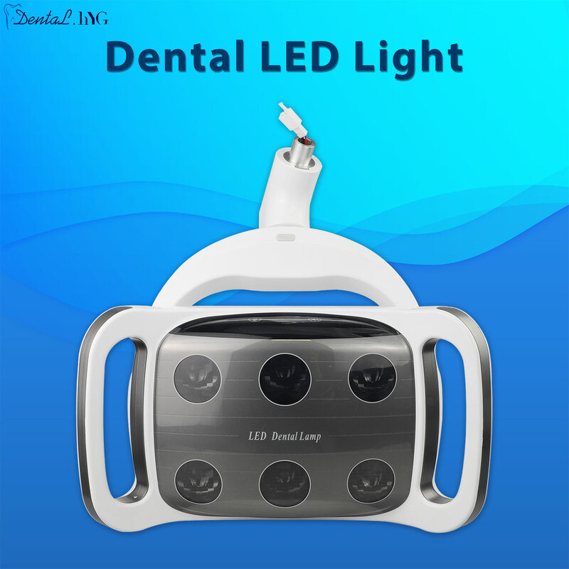 6 LED Dental Equiment Operação Lâmpada Dental Cadeira LED Luz Shadowless Com Indução Clínica LED Lâmpada Dentes Whitening