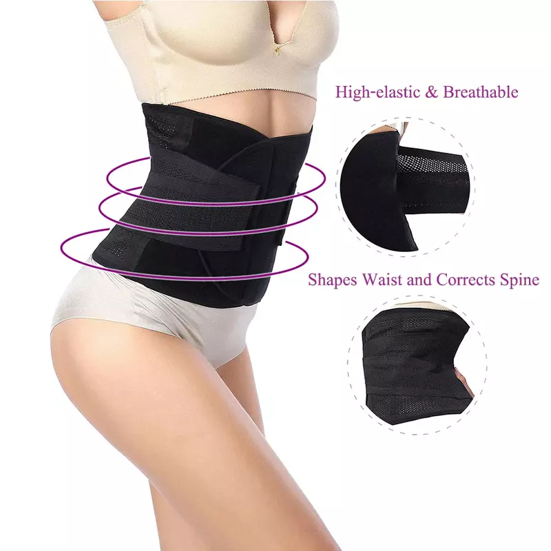 Cintura invisibile Post Partum traspirante Rlastic per donne e maternità recupero della nascita pancia corsetto cintura addome bacino postnatale