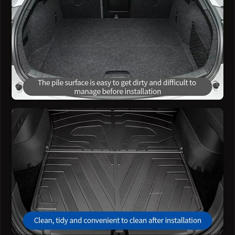 Car Trunk Mat Fit For Haval Jolion 2021 2022 2023 2024 Waterproof Carpet Car Rear Boot Mat Storage Pad Auto Interior Accessories