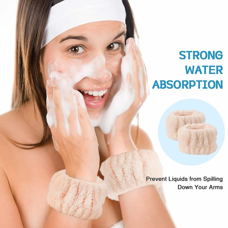 1pcs neue Mode Flanell Sport Armband saugfähige Schweiß wasserdicht wischen Handgelenk waschen Sie Ihr Gesicht für Frauen Mädchen bracer