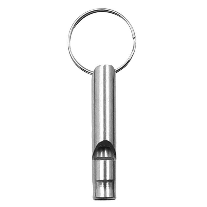 Mini Größe Pfeifen Anhänger Outdoor Multifunktion pfeife Anruf Outdoor Pfeife Schlüssel ring Metall Überleben Schlüssel bund Werkzeuge emergen c9w2