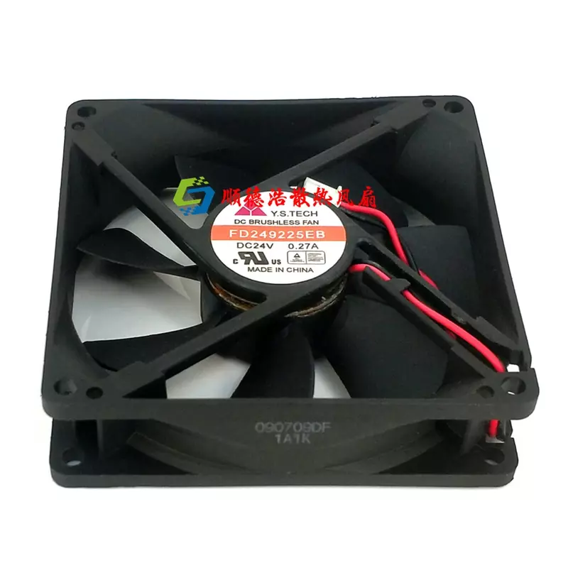 Genuine New FD249225EB 24V 0.27A 9025 90*90*25MM 2-Pin DC Brushless Fan