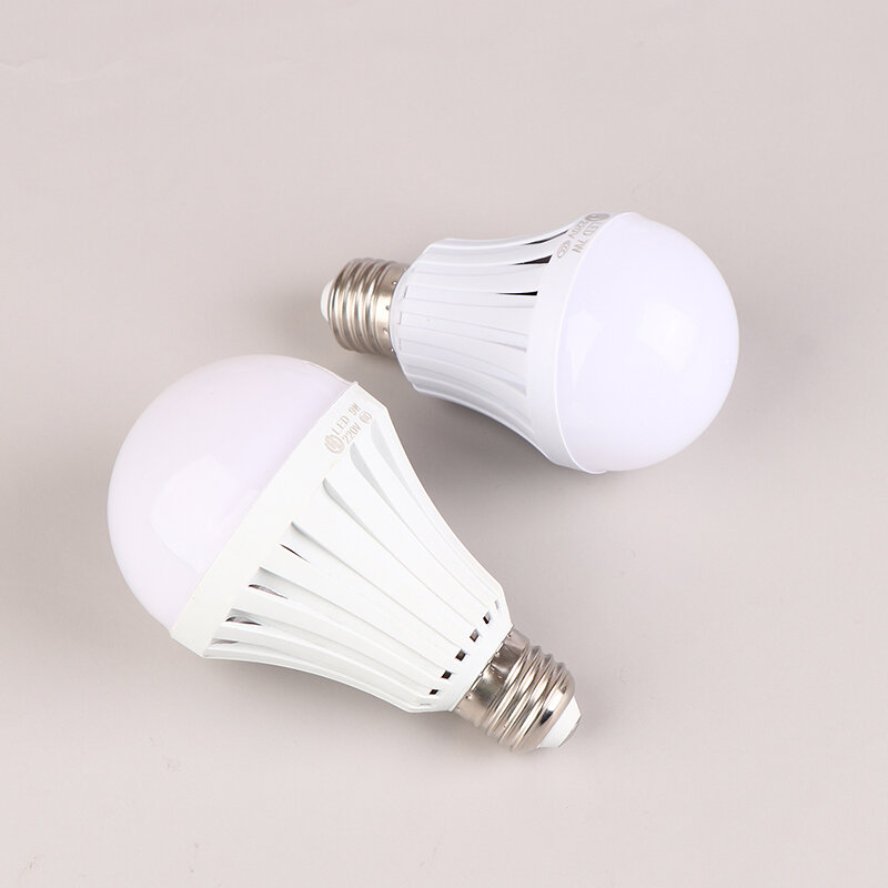 Lâmpada LED de Emergência Recarregável, Projectores Portáteis, Smart, E27, 5W, 7 W, 9 W, 12 W, 15W