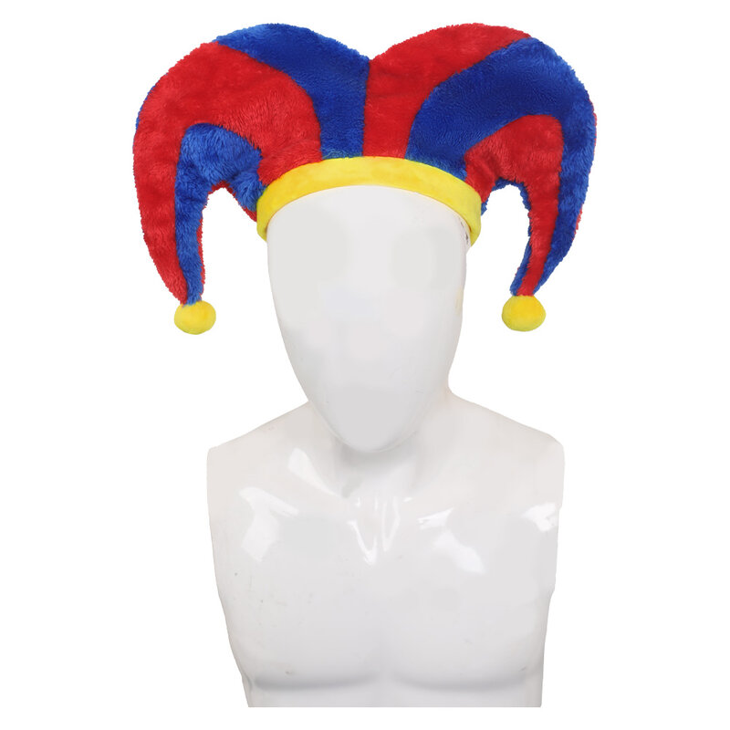 Pomni Cosplay Hat Game Amazing Cos Digital Circus Fantasy Jax Cap Headband Adult/Kids Halloween Carnival Party Costume Gifts
