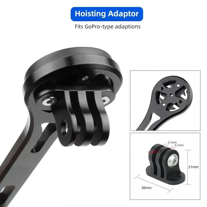 Out Front Computer Mount for Road Bike Integrated Handlebar Aluminum Alloy Stopwatch Holder Rack Fits Garmin/Bryton Bicycle Part