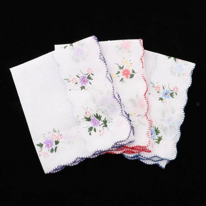 3 pezzi fazzoletti da donna fazzoletti di pizzo fazzoletto da taschino quadrato fazzoletto floreale
