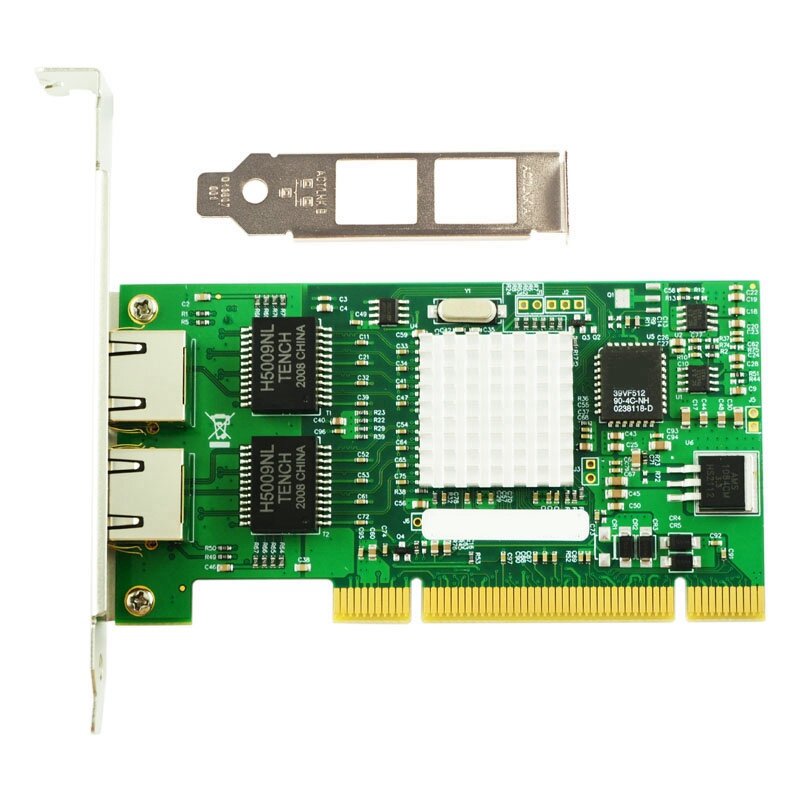Portátil Conveniente Placa de rede, 8492MT PCI Gigabit Dual Electrical Server, Chip Desktop, Nic 82546EB/GB, Peças sobressalentes