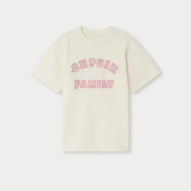 Ropa de punto bordada para niñas pequeñas, camiseta de cerezas, camisas cortas de algodón, ropa para bebés, preventa (envío de March) 2024 BP
