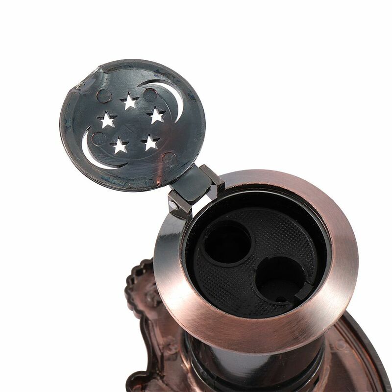 Trwały otwór widza 2 w 1 180 stopni wizjer do drzwi szerokokątny dzwonek Peep Sight Hole drzwi antywłamaniowe kocie oko