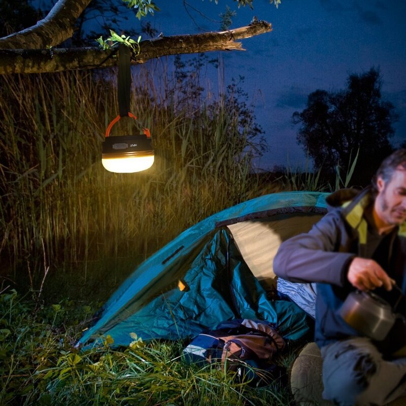 Luce di emergenza della lanterna di illuminazione della tenda di campeggio di potere della lampada ricaricabile a lunga durata ricaricabile portatile ad alta potenza