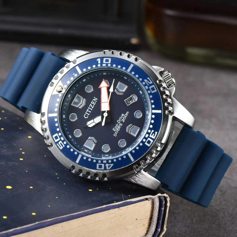 Jam tangan multifungsi pria, arloji merek terbaik untuk lelaki, jam tangan olahraga mewah multifungsi, tanggal otomatis, kronograf, jam Quartz