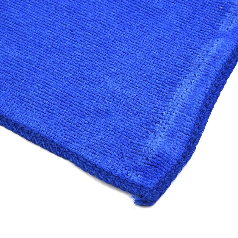 1szt Mikrofibra Niebieski ręcznik do czyszczenia samochodu Motocykl Samochodowy ręcznik do mycia szyb Akcesoria do czyszczenia samochodu 30 * 30CM