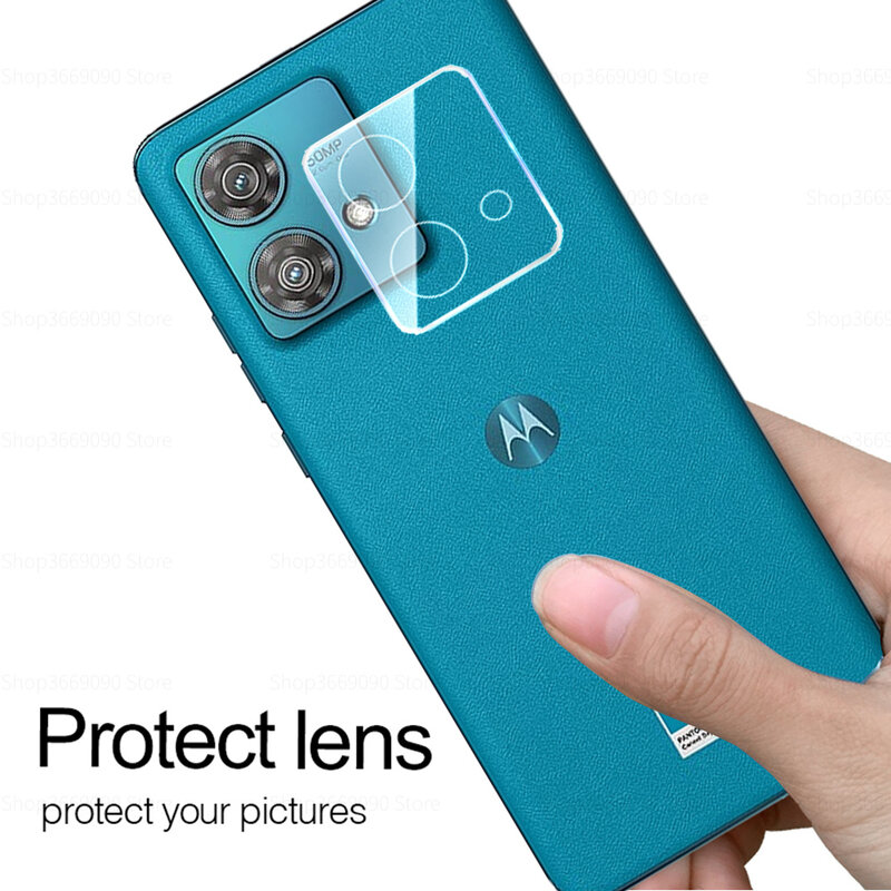 Funda protectora para lente de cámara de vidrio templado curvado 3D, para Motorola Edge 40 Neo 40Neo Edge40Neo 5G, cubierta de lente trasera, XT2307-1 de 6,55 pulgadas