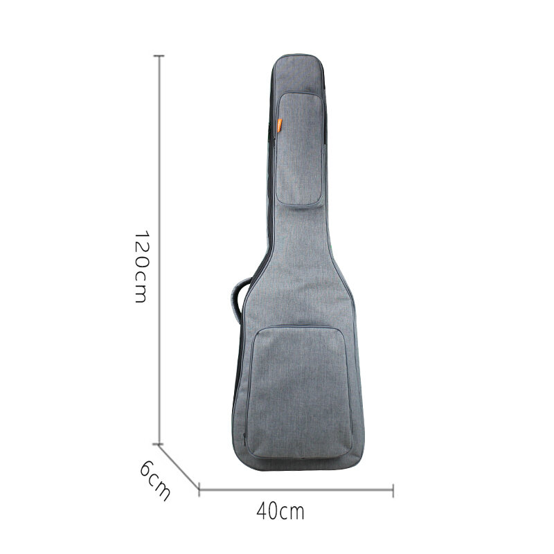 Bolsa para bajo eléctrico 900D impermeable tela Oxford 6/12mm esponja doble correa acolchada mochila para bajo eléctrico bolsa suave
