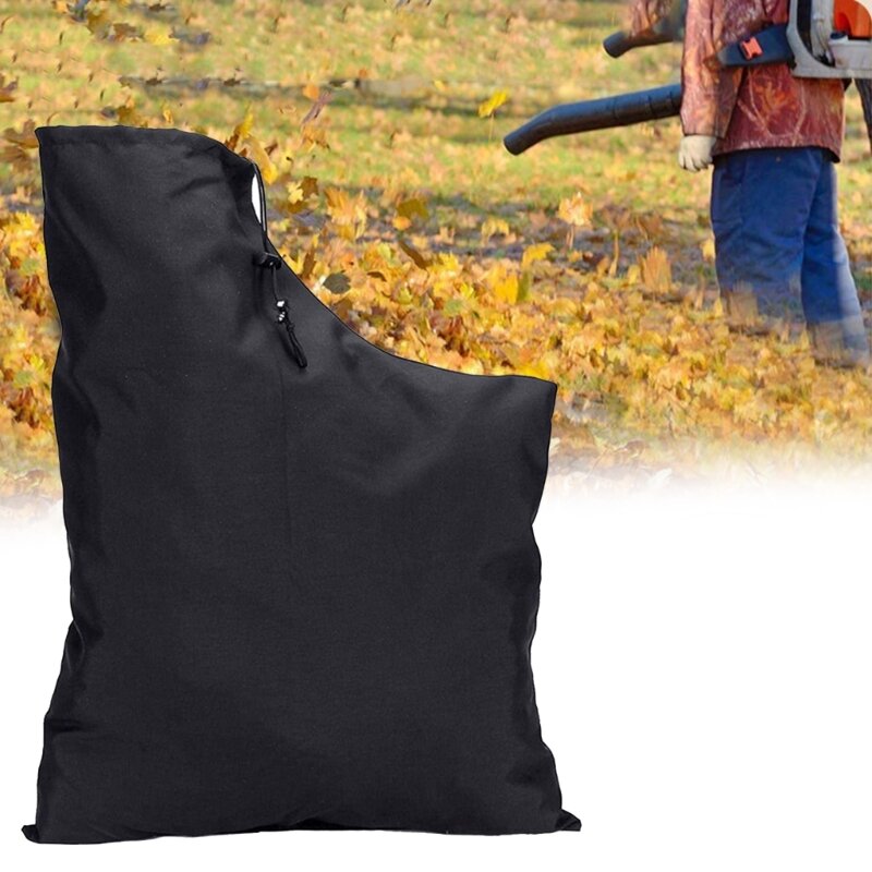 Leaf Blower Bag Replacement Leaf Blower Vacuum Bottom Dump Bag with Zipper Lawn Vacuum Bag for Leaf Blower Vacuum Part