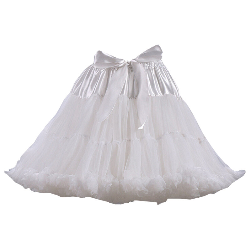 New Arrival Women MIni Petticoat Tulle Puffy Short Vintage Wedding Bridal Petticoat Underskirt Rockabilly Tutu