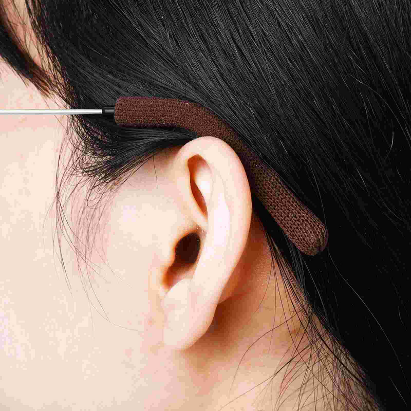 Pinzas para las orejas de los anteojos, tejido de punto, Mangas de brazos, retenedor, antideslizante, 3 pares