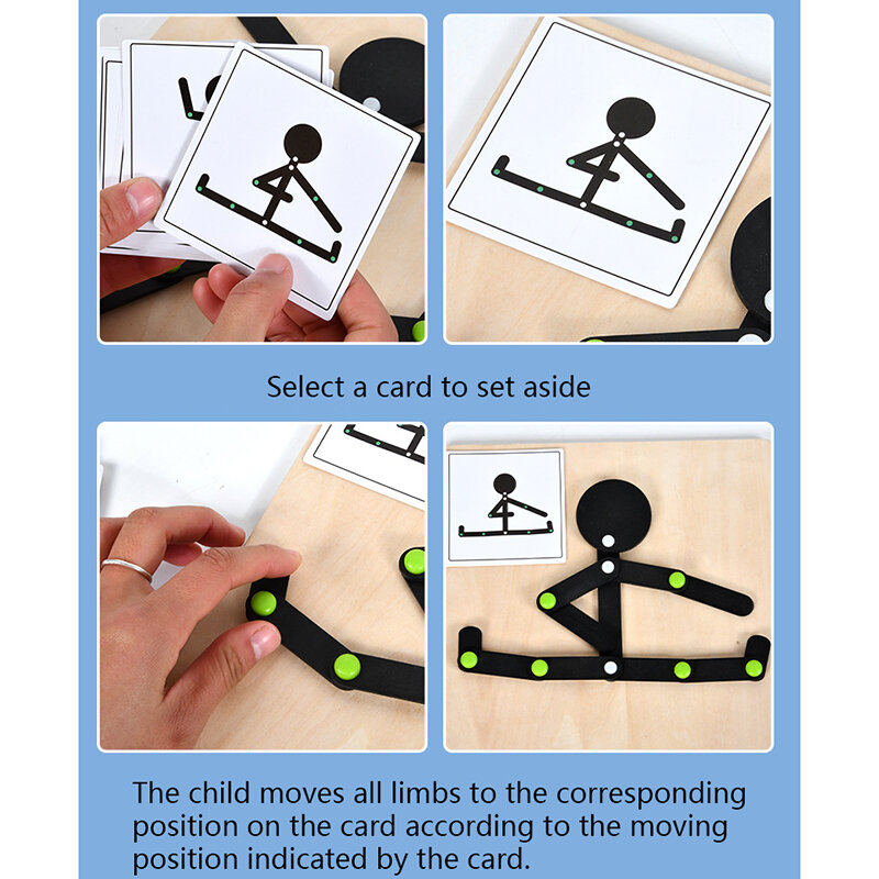 Montessori ไม้ DIY ปริศนาของเล่นจิ๊กซอว์บอร์ดเกมการศึกษาการเรียนรู้ของเล่นเด็กก่อนวัยเรียนมอเตอร์การฝึกอบรม