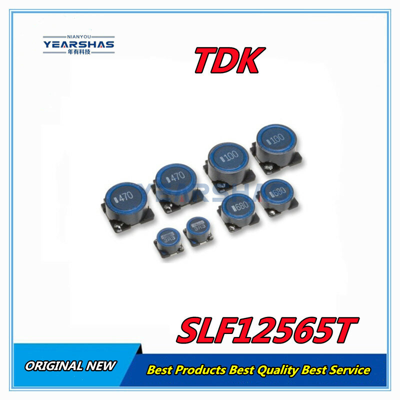 TDK SLF12565T-100M4R8-PF Chip Perisai Magnetik Jenis Daya Luka Induktor SMD 12*12*6.5MM 10UH 4, 8A Asal Baru