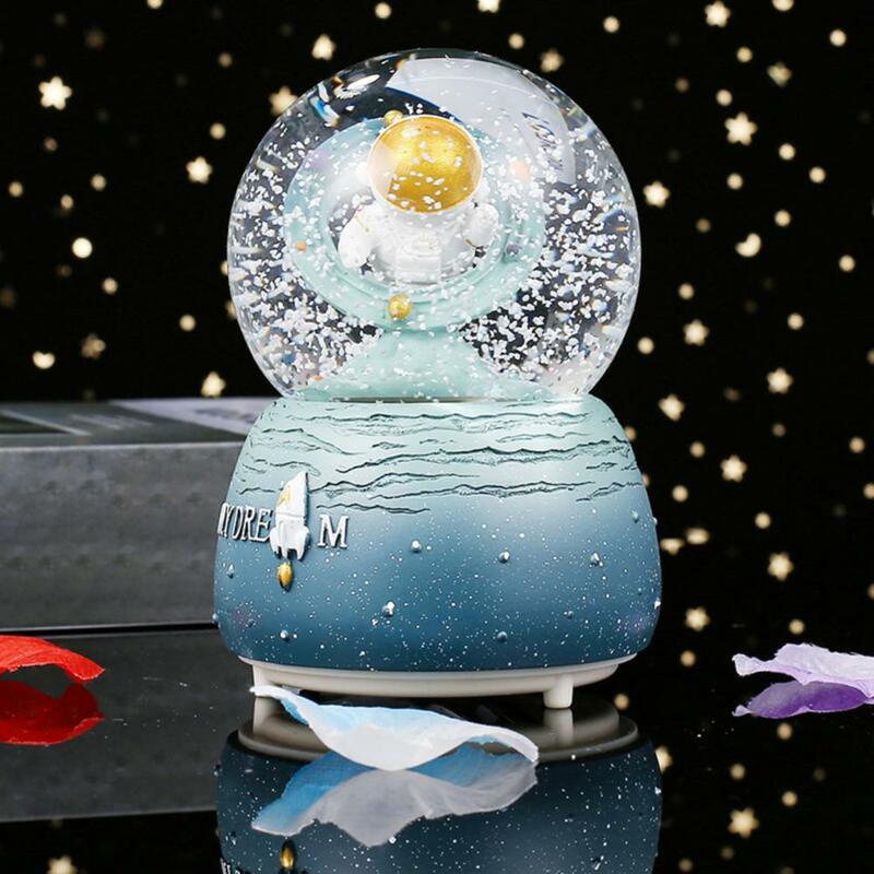 Блестящие поделки с хорошей герметичностью, хрустальный шар для детей в виде астронавта