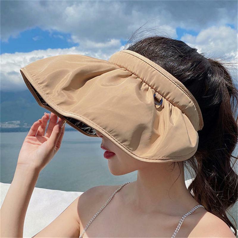 1~4PCS Fisherman Hat Empty Top Hair Accessories Dual-use Headband Uv Protection Sunscreen Sunshade Headband Sunscreen