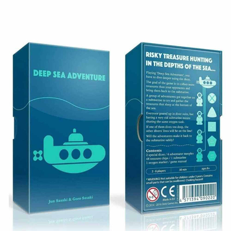 Deep Sea Exploration Board Game Card Game Children's Intellectual Strategy Reasoning Logical Thinking