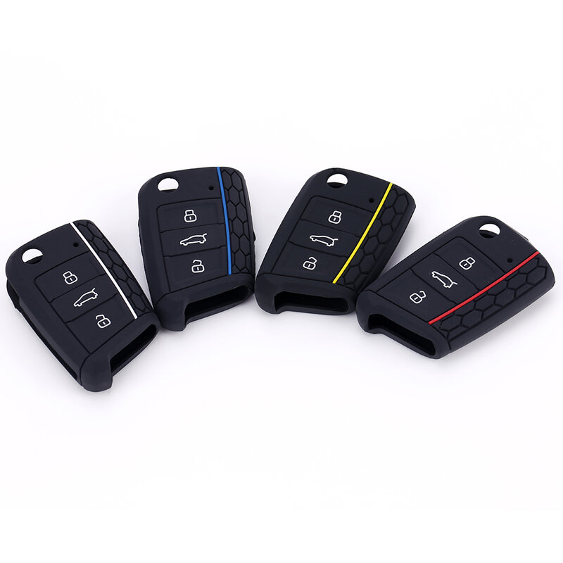 Hot Sale Silicone Car Key Case High Quality Car Key Cover Silicone Universal Protective Key Cover For Car