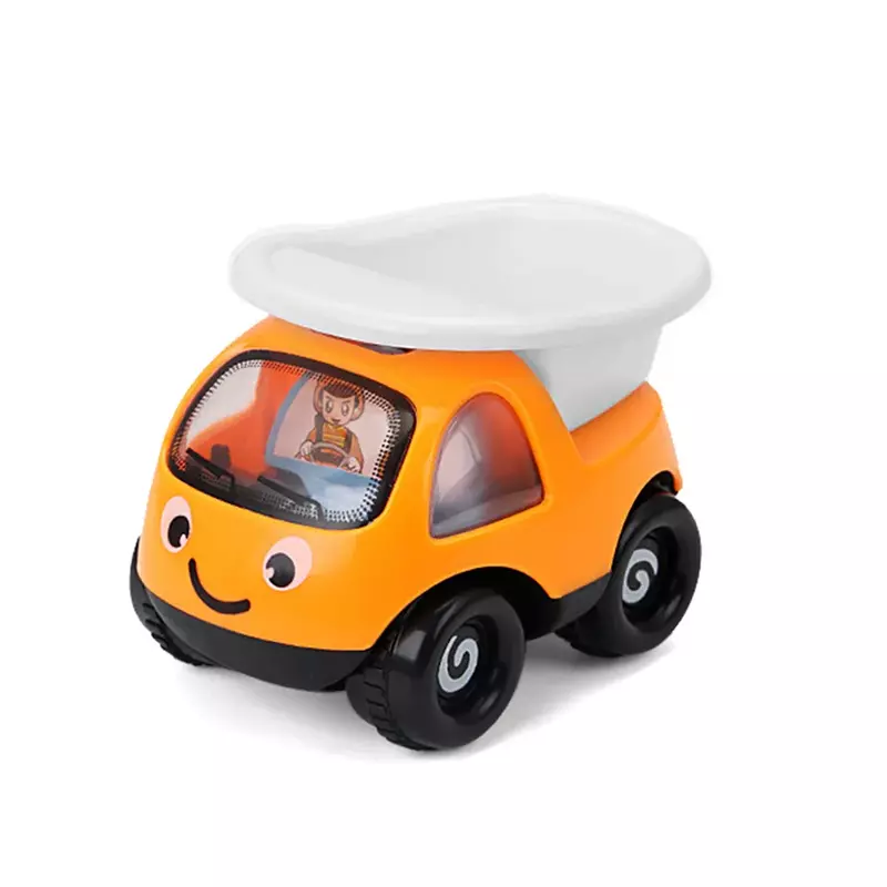 Cartoon niedlichen Kinder Trägheit Auto Kinder ziehen Auto Spielzeug Auto Mini Trägheit Engineering Auto Spielzeug Kinder Jungen Geburtstags geschenke zurück