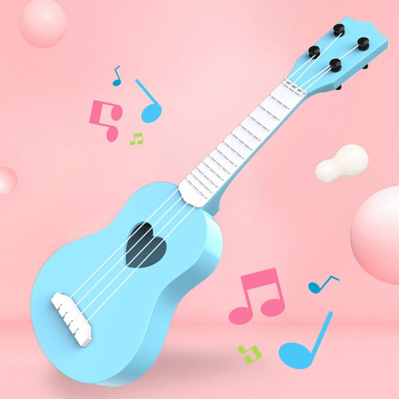 Mini ukelele de simulación de guitarra, instrumento Musical, juguete de Desarrollo Educativo, regalo de cumpleaños y Navidad, 43cm