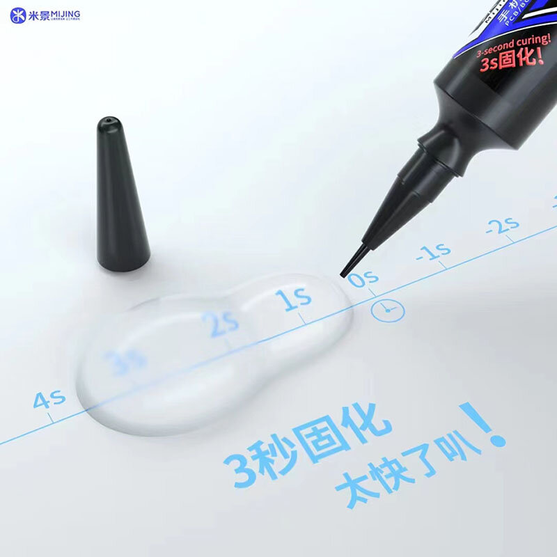 Mijing SG22 aceite Nano de curado UV para placa base de teléfono móvil, cable de salto, secado rápido, Máscara de Soldadura, flujo de soldadura, 3 segundos