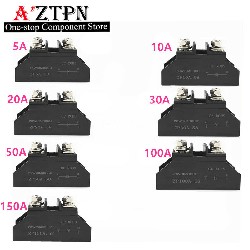 Diodo anti-retroceso pequeño, rectificador M220.58 HS1040, ZP100A, 1000V, ZP5A, 10A, 15A, 20A, 25A, 30A, 40A, 50A, 55A, 70A, 90A, 110A, 150A, 1000V