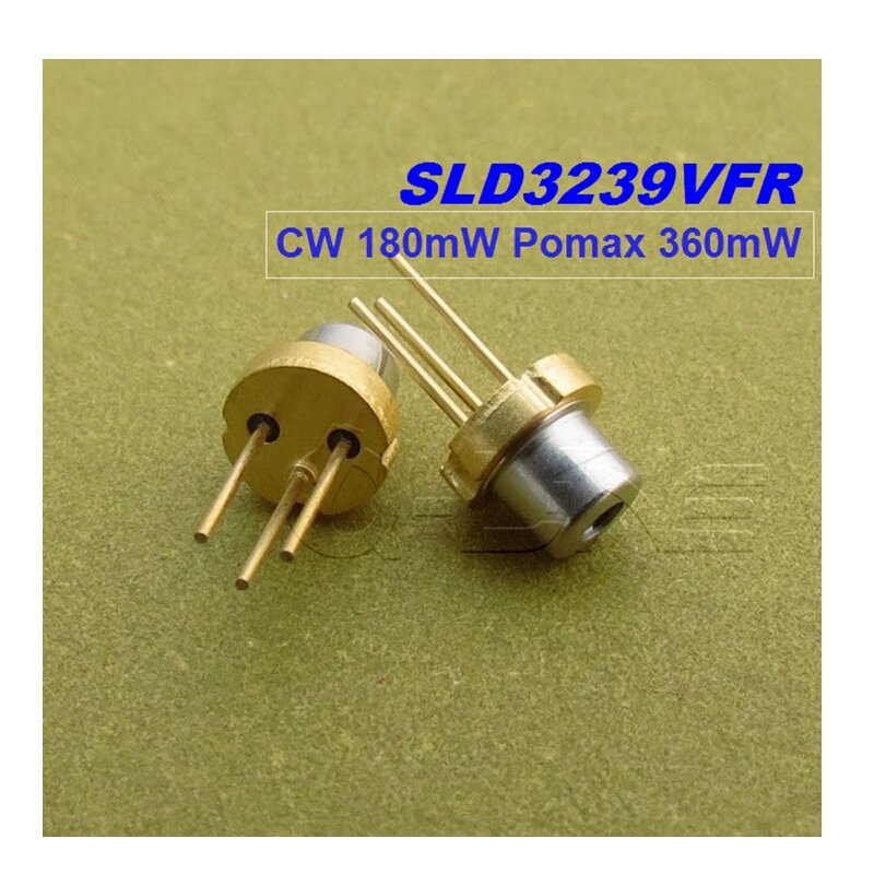 Nieuwe SLD3239VFR Cw 180Mw 405nm Blauw-Violet Laser Diode