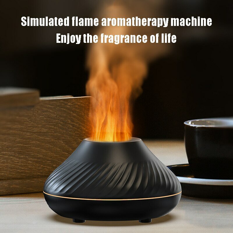 Umidificatore per aromaterapia a fiamma Nordic Desktop Home Style Atmosphere Light High Fog silenzioso piccolo spazio e risparmio