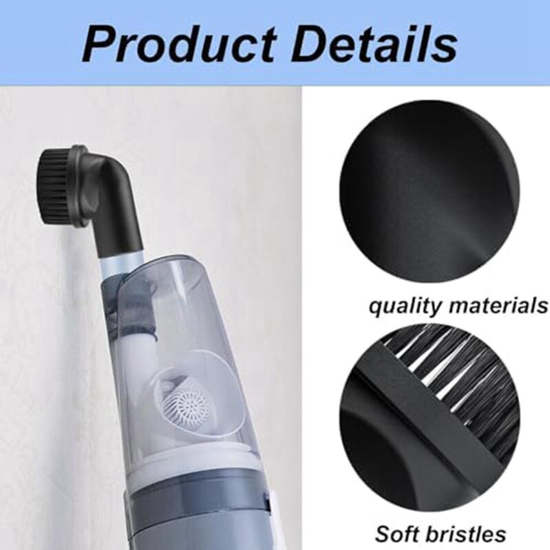 Escova de pó Pack de 2, 35 mm Escovas, Aspirador de pó, Pincéis para móveis, Adequado para a maioria das marcas