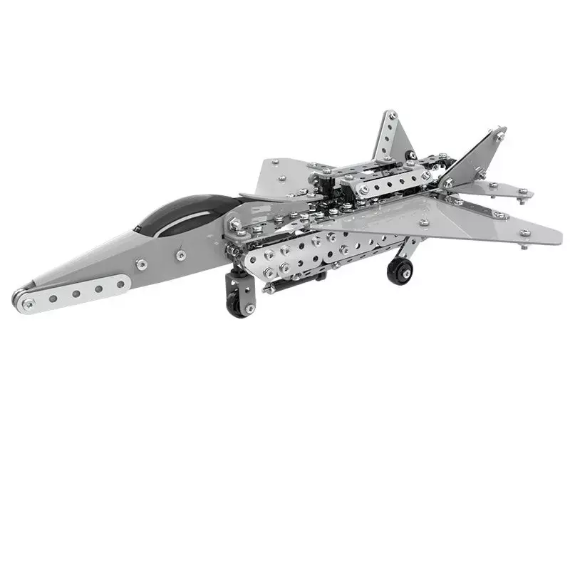 462 pezzi, puzzle in metallo 3D, assemblaggio di precisione, appassionati di fan militari F15 fighter, modello da combattimento, regalo di compleanno/decorazione modello