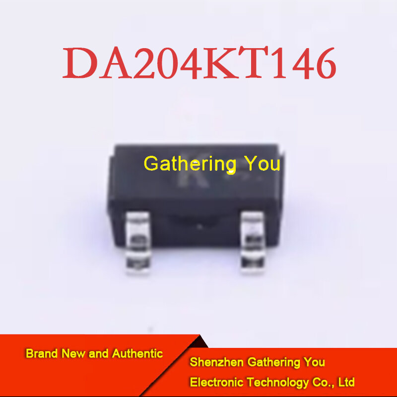 DA204KT146 SOT23 diodo-uso generale, alimentazione, interruttore 20V 100MA nuovo di zecca autentico