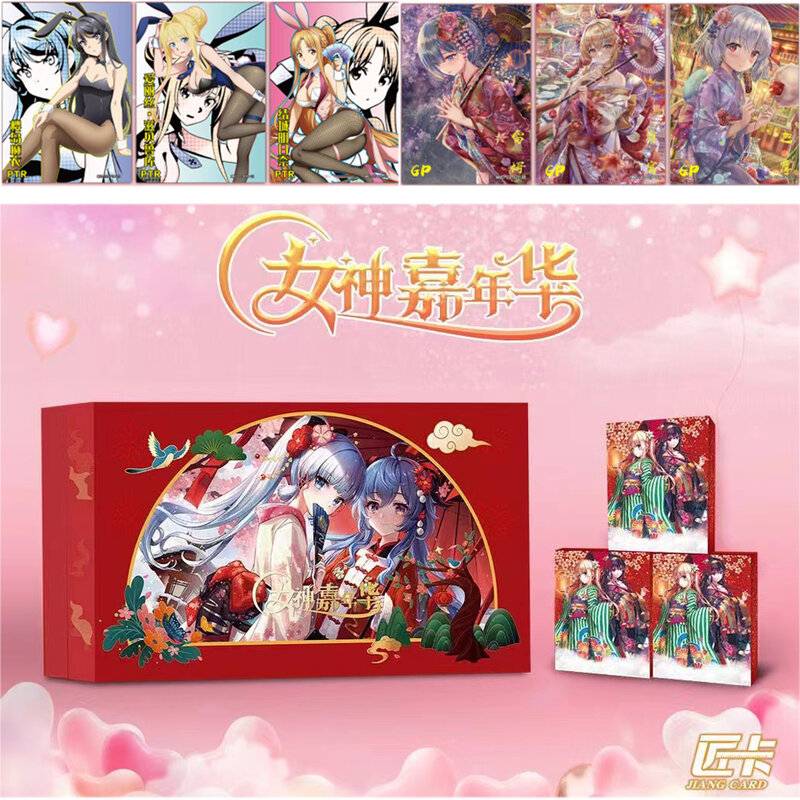 Goddess Carnival Series Goddess Story Collection PR Cards tcg Anime Girl Party Swimsuit Bikini Toys Child Kids And Hobbies Gift