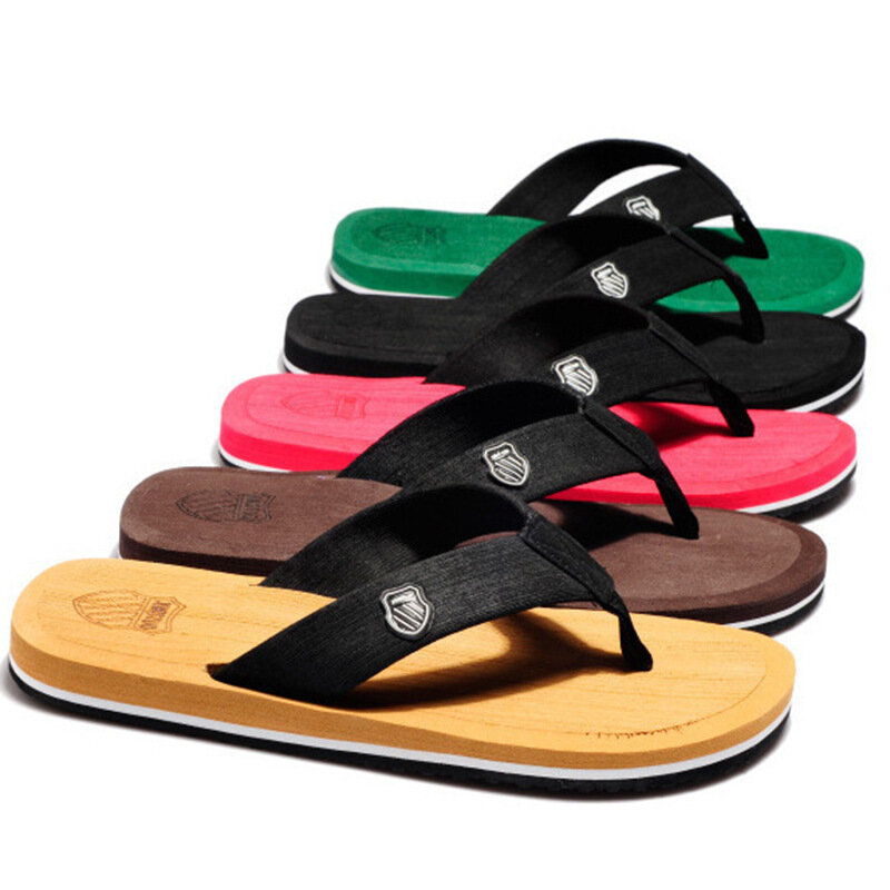 Pantoufles d'été de haute qualité pour hommes, sandales de plage, chaussures décontractées