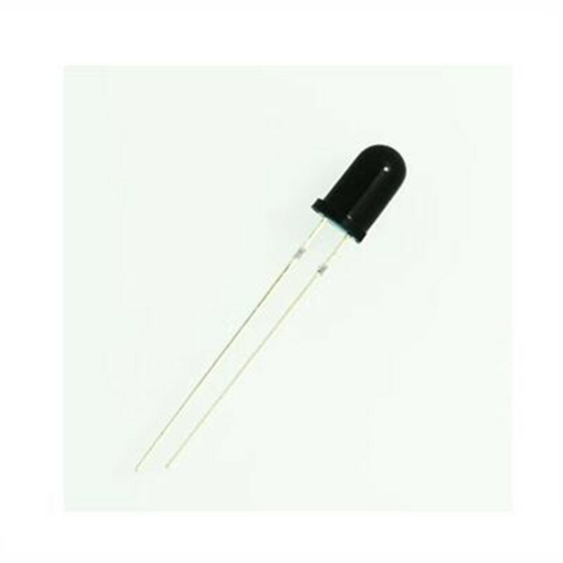 50pcs 3mm Licht empfangs röhre schwarz Kolloid Fotodiode Trioden lampe Perle f3 Infrarot sensoren