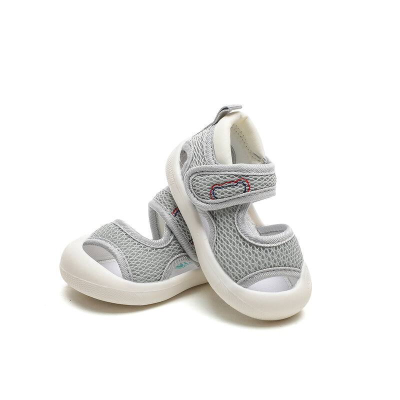 Sandales d'été pour bébés garçons et filles, chaussures pour tout-petits, ours solide, document confortable, semelle en caoutchouc, Parker protecteur
