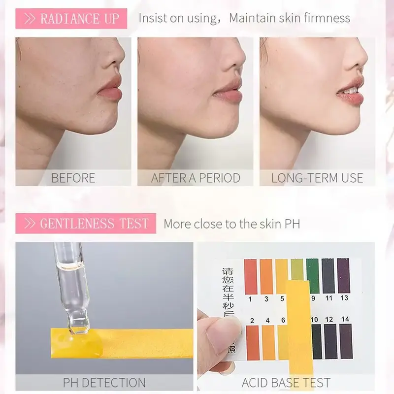 Lot 1ml Hyaluronic Acid Japan Peptide Serum Whitening Skin Hydration Relieve Face Care Vc Moisturizing Brighten