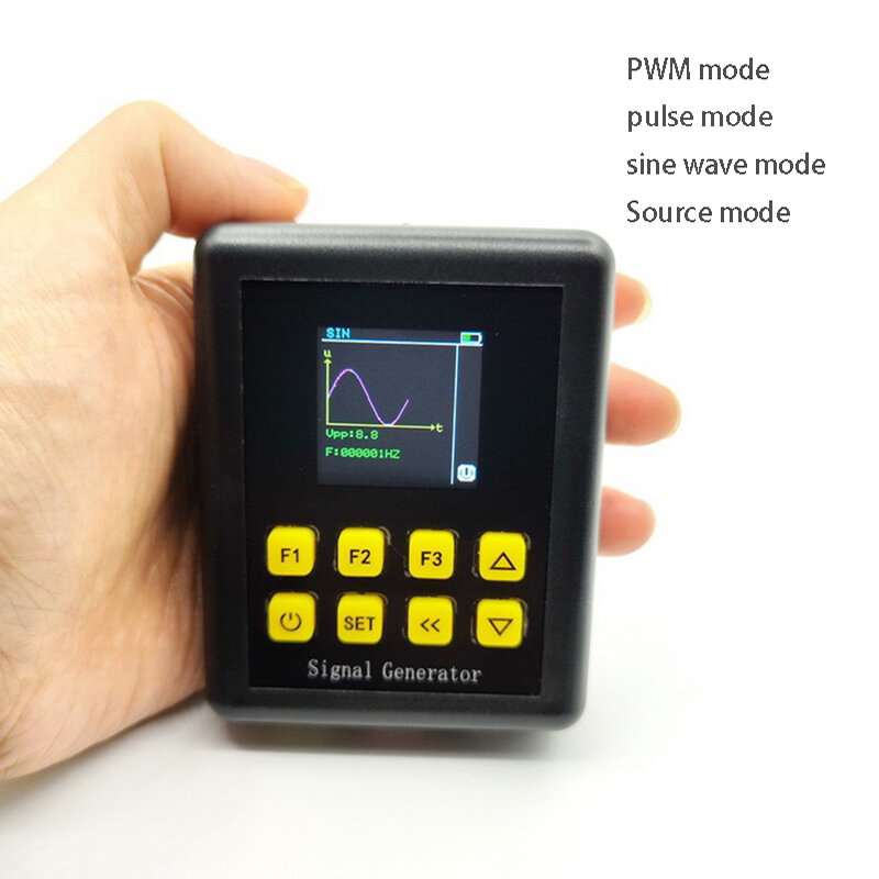 PWM pulse square wave sine gelombang segitiga, generator sinyal genggam bisa disesuaikan 0/4-20mA, 0/2-10V