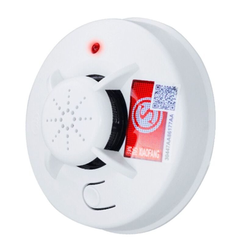 가정용 무선 연기 감지기, 흰색 경고 경보 테스터, 배터리 포함, 실내 독가스 센서, 가정용 보안 연기 감지기