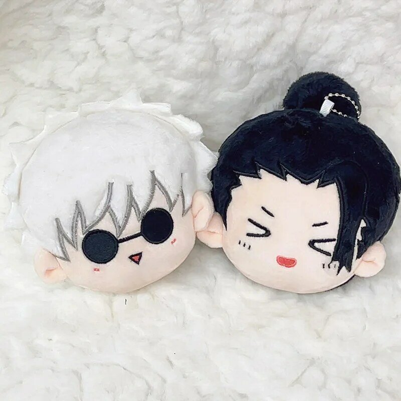 10cm Anime Plush Toy Gojo Keychain Anime Peripheral Bag Pendant Cute Stuffed Doll Adults Collection Mini Mascot Students Gifts