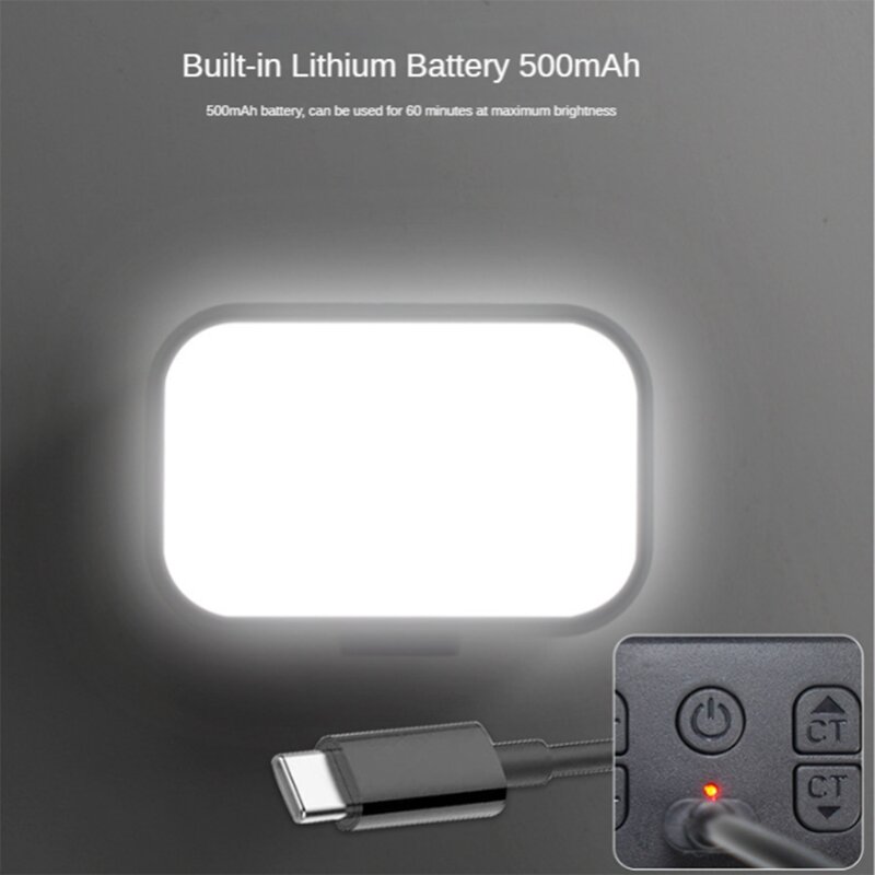 1 Set ABS For DJI Feiyu Handheld Stabilizer Fill Light Mini Multi-Function Beauty Light Outside Shooting Live Light